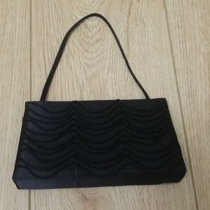 Victoria Secret Vintage Black Beaded Clutch